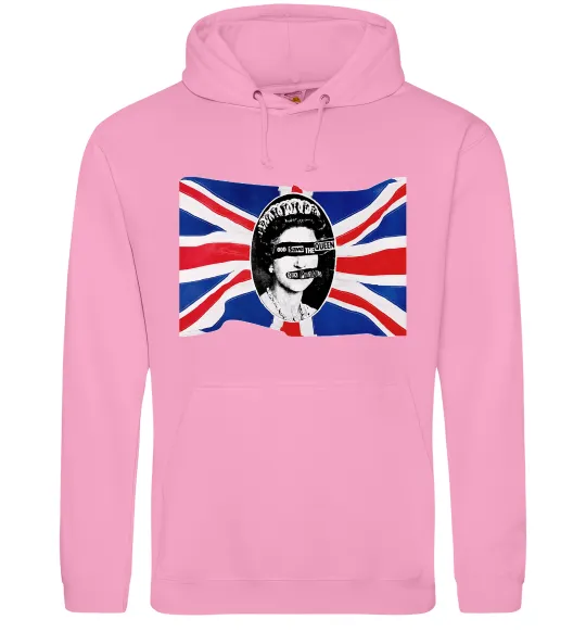 Жіноча толстовка (худі) Sex Pistols God save the queen Рожевий фото