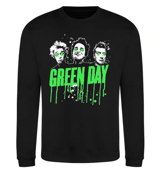 Світшот Green Day band Чорний фото