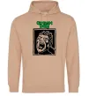 Мужская толстовка (худи) Green Day Scream Песочный фото