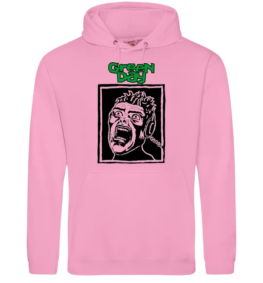 Жіноча толстовка (худі) Green Day Scream Рожевий фото