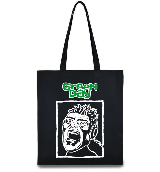Эко-сумка Green Day Scream Черный фото