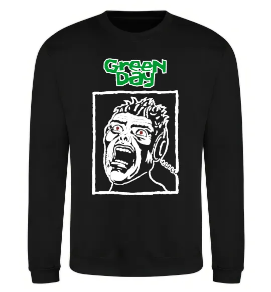 Свитшот Green Day Scream Черный фото