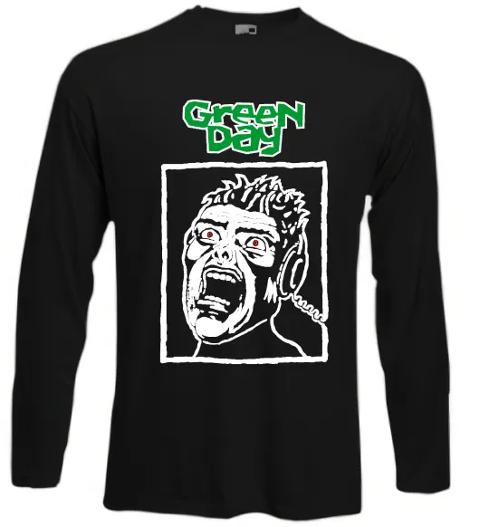 Лонгслив Green Day Scream Черный фото