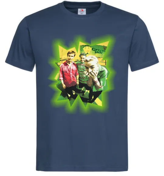 Мужская футболка Green Day фото Темно-синий фото