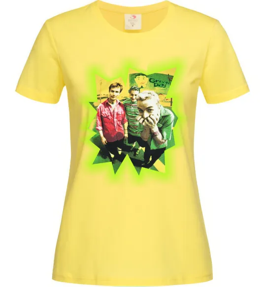 Женская футболка Green Day фото Лимонный фото