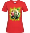 Женская футболка Green Day фото Красный фото