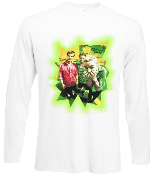 Лонгслив Green Day фото Белый фото