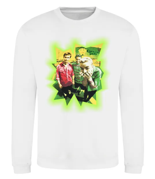 Свитшот Green Day фото Белый фото