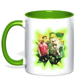 Чашка с цветной ручкой Чашка с цветной ручкой