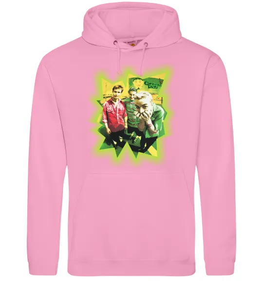 Женская толстовка (худи) Green Day фото Розовый фото