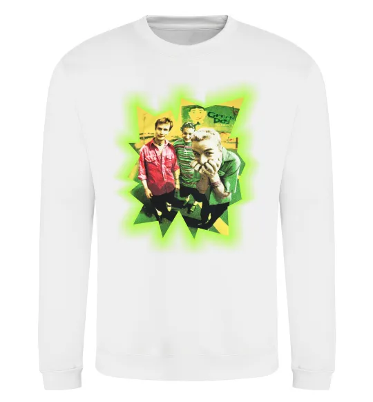 Свитшот Green Day фото Белый фото