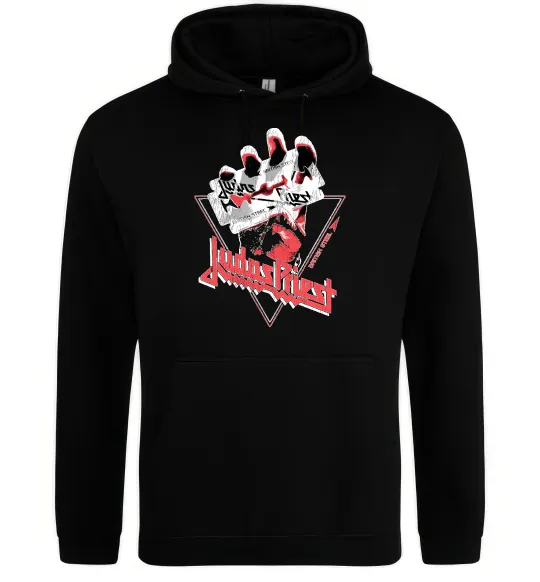 Женская толстовка (худи) Judas Priest British steel Черный фото