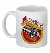 Чашка керамическая Judas Priest Screaming for vengeance Белый фото