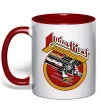 Чашка з кольоровою ручкою Judas Priest Screaming for vengeance Червоний Чашка з кольоровою ручкою Judas Priest Screaming for vengeance Червоний фото