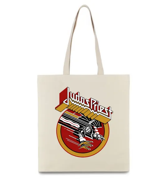 Эко-сумка Judas Priest Screaming for vengeance Бежевый фото
