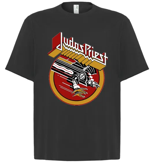 Футболка Оверсайз Judas Priest Screaming for vengeance Черный фото
