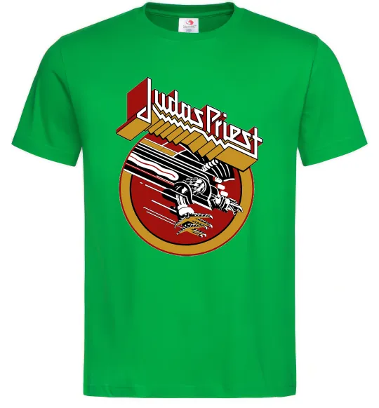 Мужская футболка Judas Priest Screaming for vengeance Зеленый фото