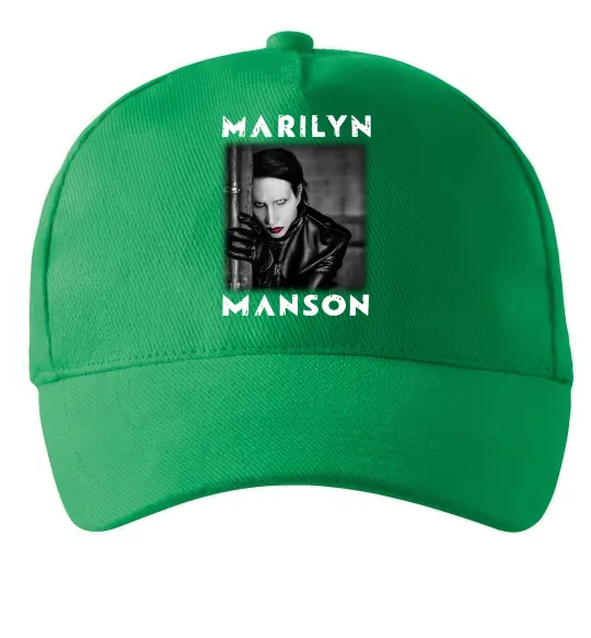 Кепка Marylin Manson фото Зеленый фото