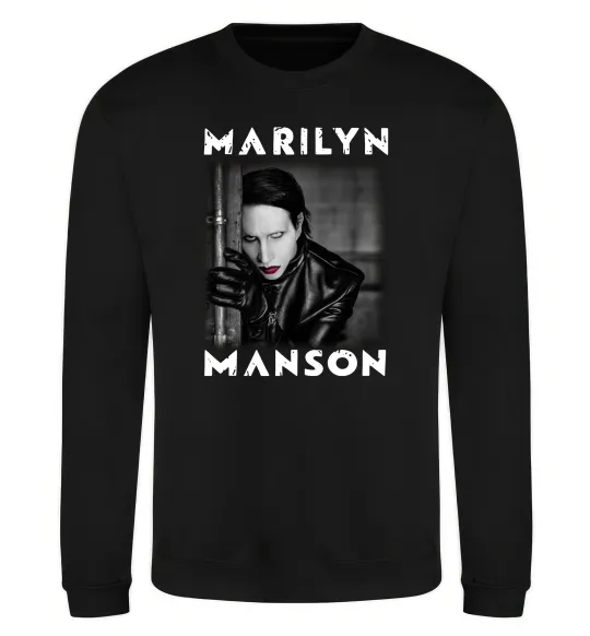 Світшот Marylin Manson фото Чорний фото