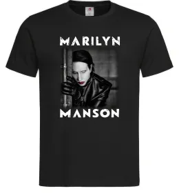 Мужская футболка Marylin Manson фото Черный фото