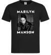 Мужская футболка Marylin Manson фото Черный фото