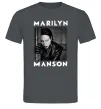 Мужская футболка Marylin Manson фото Графит фото