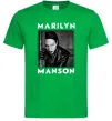 Мужская футболка Marylin Manson фото Зеленый фото