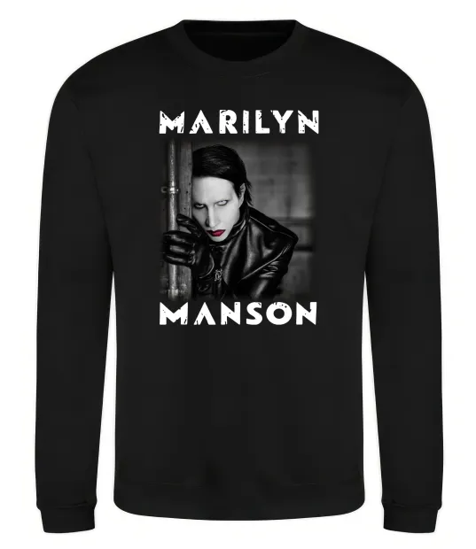 Свитшот Marylin Manson фото Черный фото