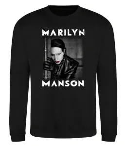 Свитшот Marylin Manson фото Черный Свитшот Marylin Manson фото Черный фото