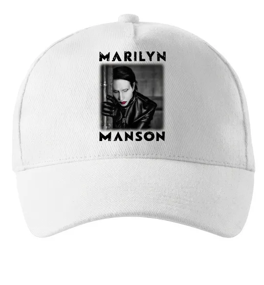 Кепка Marylin Manson фото Белый фото