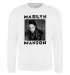 Світшот Marylin Manson фото Білий фото