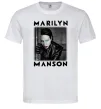 Мужская футболка Marylin Manson фото Белый фото