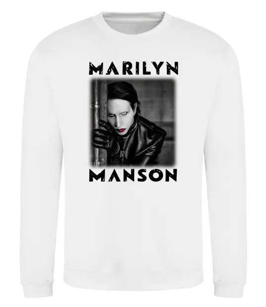 Свитшот Marylin Manson фото Белый фото