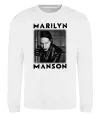 Свитшот Marylin Manson фото Белый фото