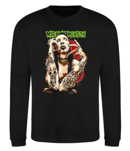 Свитшот Marilyn Manson art Черный Свитшот Marilyn Manson art Черный фото