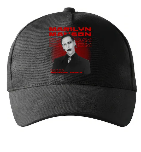 Кепка Marylin Manson Mechanical animals Чорний фото