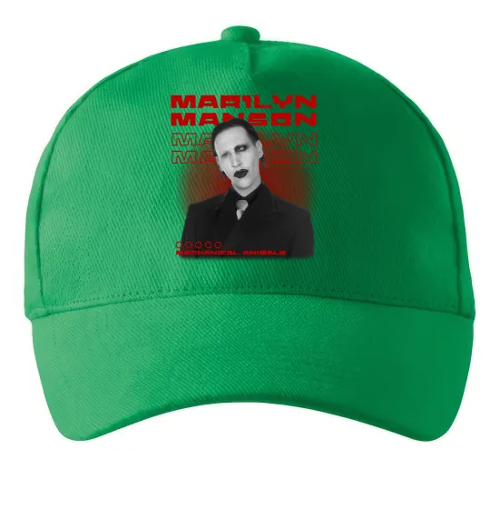 Кепка Marylin Manson Mechanical animals Зелений фото