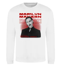 Світшот Marilyn Manson Сірий меланж фото