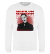 Світшот Marylin Manson Mechanical animals Білий Світшот Marylin Manson Mechanical animals Білий фото