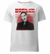 Мужская премиум футболка Marylin Manson Mechanical animals Белый фото