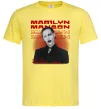 Мужская футболка Marylin Manson Mechanical animals Лимонный фото