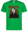 Мужская футболка Marylin Manson Mechanical animals Зеленый фото