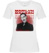 Жіноча футболка Marylin Manson Mechanical animals Білий фото