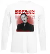Лонгслив Marylin Manson Mechanical animals Белый фото