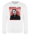 Свитшот Marylin Manson Mechanical animals Белый фото