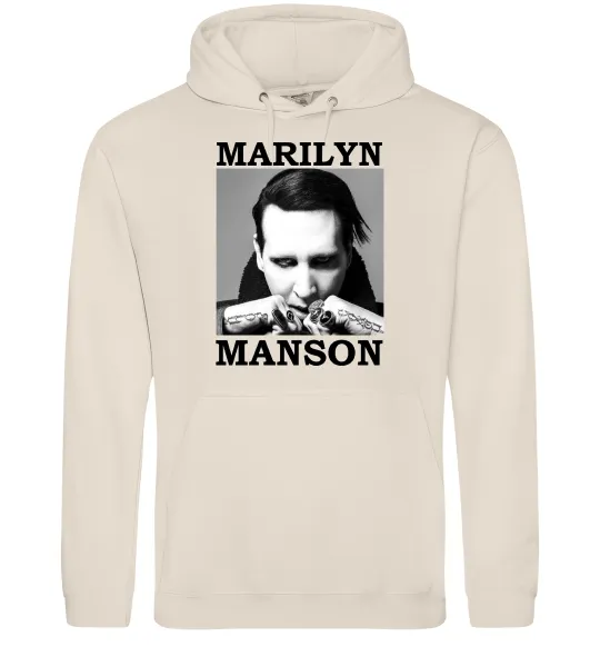 Чоловіча толстовка (худі) Marylin Manson photocard Таш фото