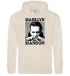 Женская толстовка (худи) Marylin Manson photocard Таш фото