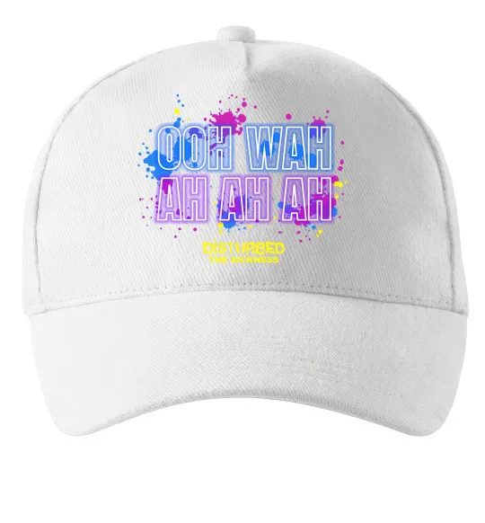 Кепка Disturbed Ooh wah ah ah ah Білий фото