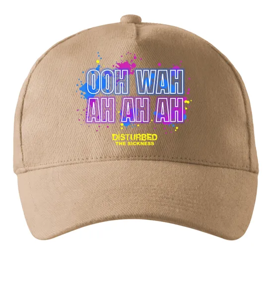 Кепка Disturbed Ooh wah ah ah ah Песочный фото