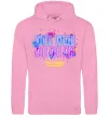 Женская толстовка (худи) Disturbed Ooh wah ah ah ah Розовый фото